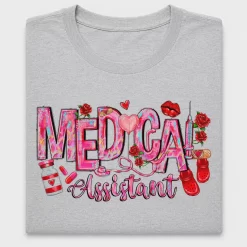 Medical Assistant Valentine DTF Transfer
