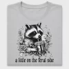 A Little on the Feral Side Raccoon DTF Transfer