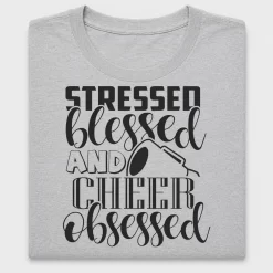 Stress Blessed Cheer Obsessed DTF Transfer