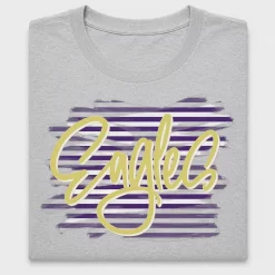 Eagles Script Striped DTF Transfer