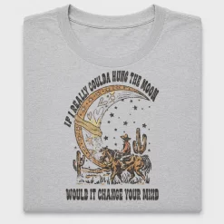 Cowgirl Moon Western DTF Transfer