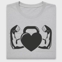 Strong Heart Dumbbell DTF Transfer