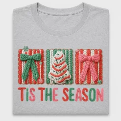 Chunky Knit Christmas Tree DTF Transfer