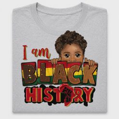 Black History Peekaboo Boy DTF Transfer