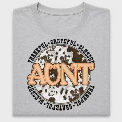 Aunt Cowhide DTF Heat Transfer
