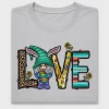 Gnome Love Easter Bunny DTF Transfer