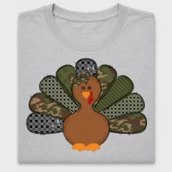 Camo Turkey Thanksgiving DTF Transfer