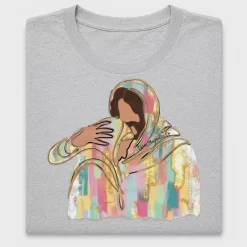 Watercolor Faith Woman DTF Transfer