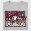 Baseball Mom Leopard DTF Transfer