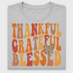 Thankful Grateful Blessed DTF Transfer