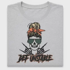 Skeleton Messy Bun DTF Transfer