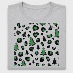 Leopard Print Christmas Tree DTF Transfer