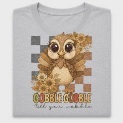 Gobble Gobble Autumn Owl DTF Transfer