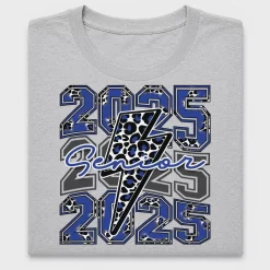 Senior 2025 Lightning Bolt DTF Transfer