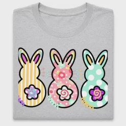 Colorful Easter Bunny DTF Transfer