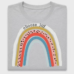 Retro Choose Joy Rainbow DTF Transfer