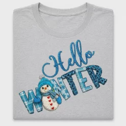 Hello Winter Snowman DTF Transfer