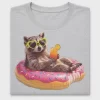 Retro Raccoon Summer DTF Transfer
