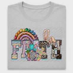 Easter Gnome Rainbow DTF Transfer
