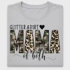 Glitter Leopard Camo Mom DTF Transfer