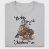 Retro Cowboy Christmas Tree DTF Transfer