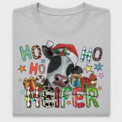Ho Ho Heifer Christmas DTF Transfer