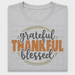 Grateful Thankful Blessed DTF Transfer