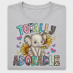Totally Adorable Elephant DTF Transfer