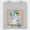 Retro Cool Goose Scooter DTF Transfer