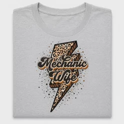 Mechanic Life Leopard Lightning DTF Transfer