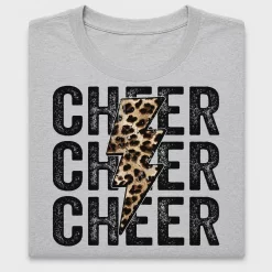 Cheetah Bolt Cheer DTF Transfer