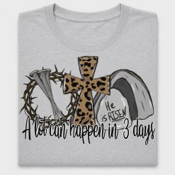 He Is Risen Easter DTF Transfer