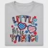Little Miss Merica Fourth of July DTF Transfer
