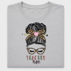 Teacher Life Leopard DTF Transfer