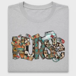 Nurse Life Boho DTF Transfer Design