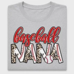 Baseball Nana Leopard DTF Transfer