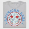 American Mama Smiley Face DTF Transfer