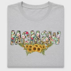 Leopard Memaw Sunflower DTF Transfer