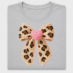 Leopard Crochet Bow DTF Transfer