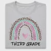 Third Grade Rainbow Leopard DTF Transfer