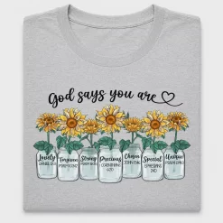 Christian Sunflower Faith DTF Transfer