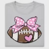 Football Bow DTF Transfer Design