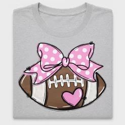 Football Bow DTF Transfer Design