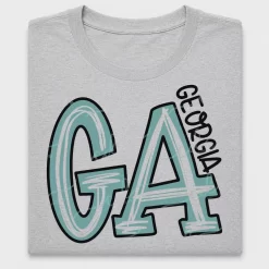 Georgia GA Doodle DTF Transfer