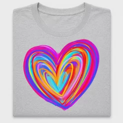 Rainbow Heart DTF Transfer