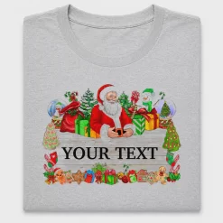Personalized Christmas Santa DTF Transfer