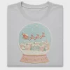 Vintage Christmas Snow Globe DTF Transfer