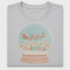 Vintage Christmas Snow Globe DTF Transfer