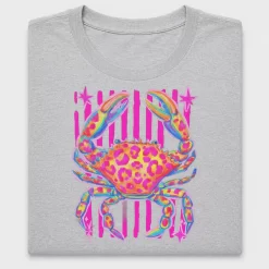 Colorful Crab DTF Transfer