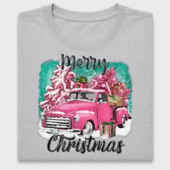Retro Christmas Truck DTF Transfer